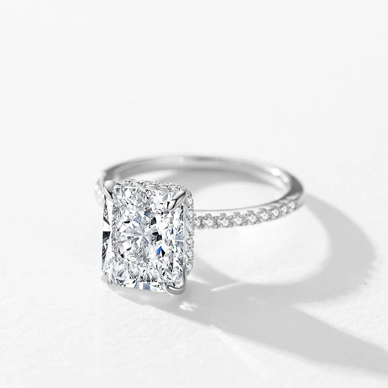 8A Crushed Iced Out Cut Ring
