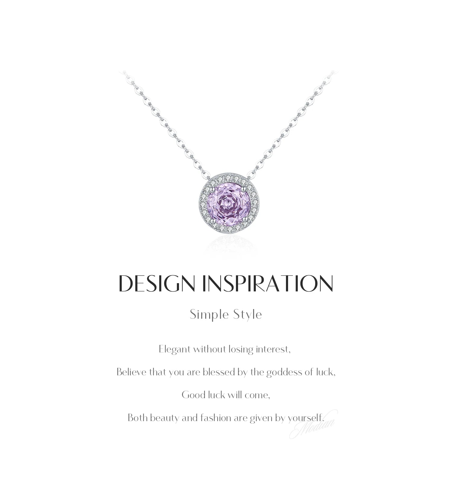 Colliers scintillants taille rose ronde 