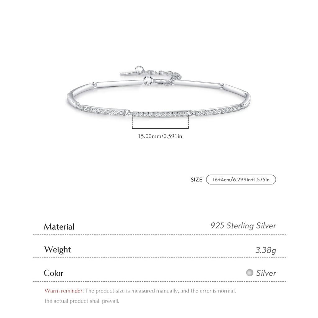 White Gold Plated Bracelet