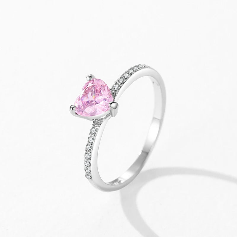 Pink Heart Ring