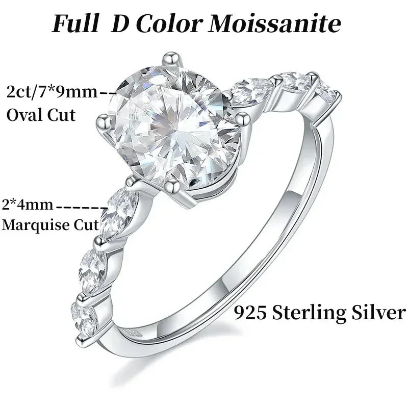 Moissanite Ring - Athena Ring