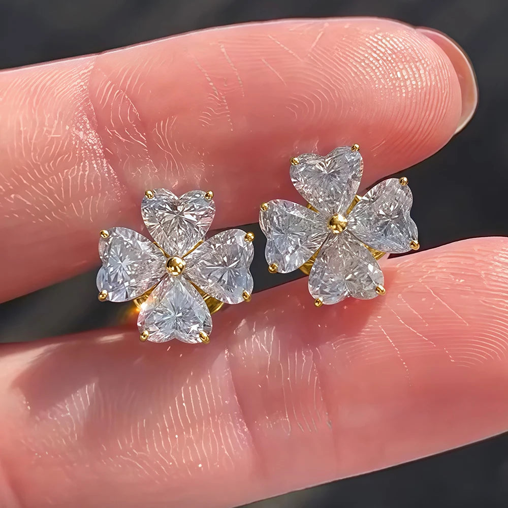 Good Luck Moissanite Earrings