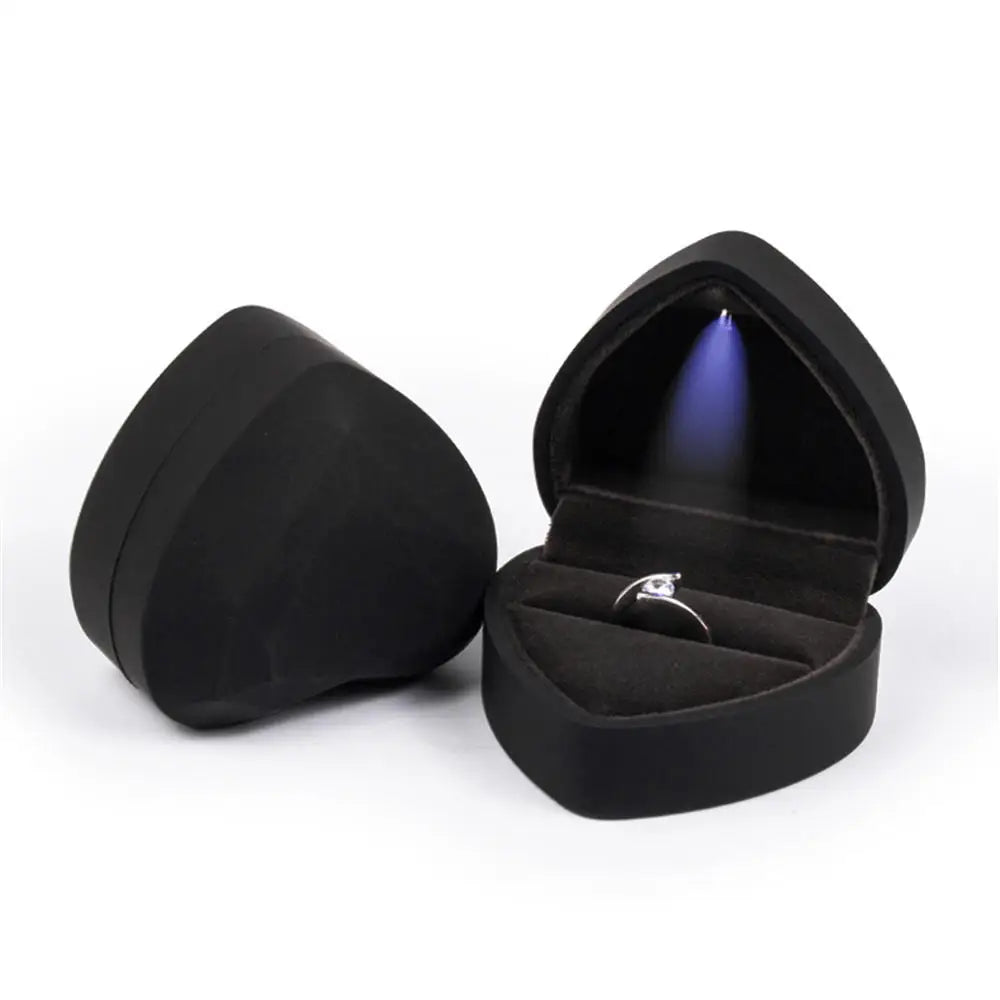 1 Pcs LED Jewelry Ring Box