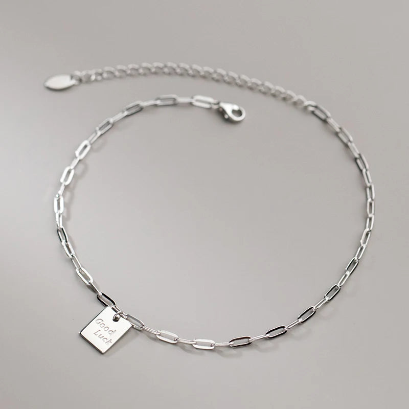 Simple Lucky Chain Anklet