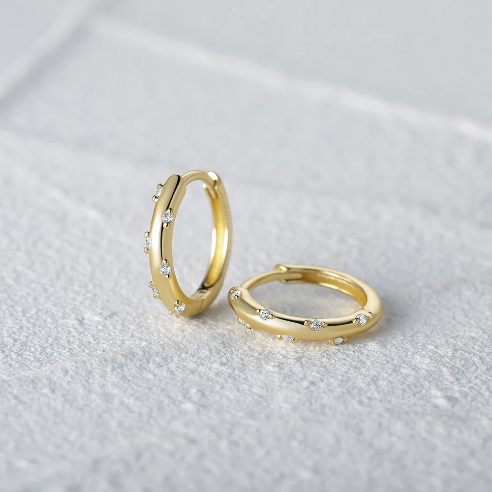 Glossy Hoop Earrings