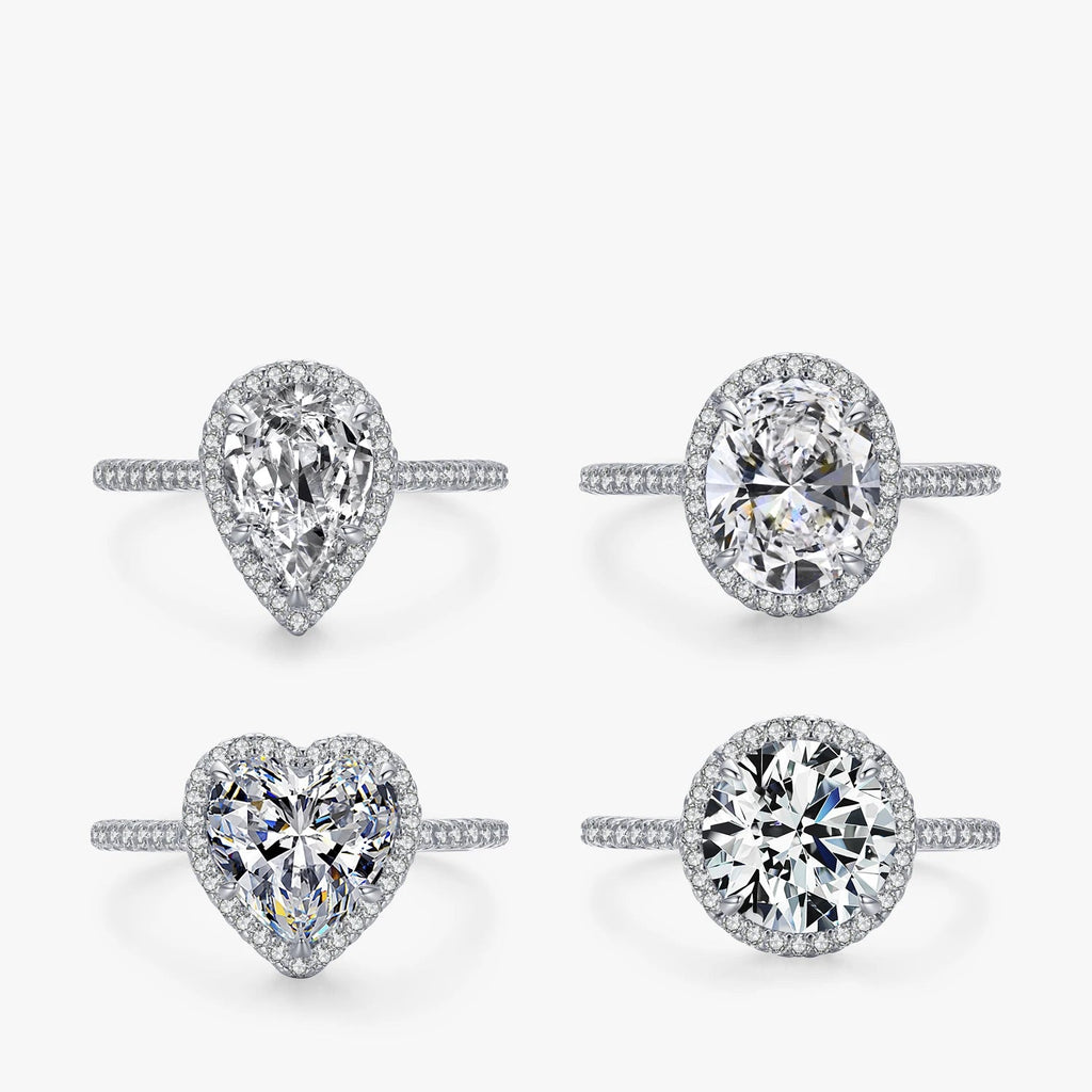 3CT AAAAA Wedding Ring
