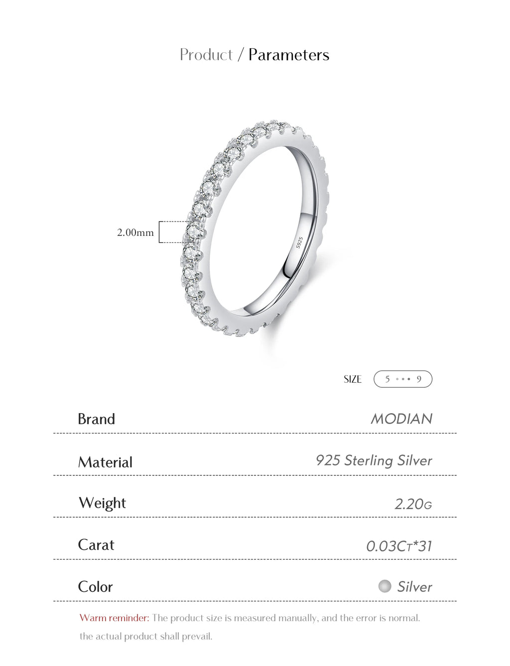 Band Stackable Ring