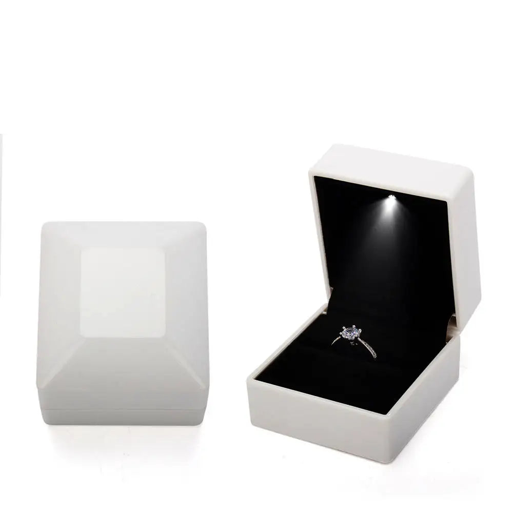 1 Pcs LED Jewelry Ring Box