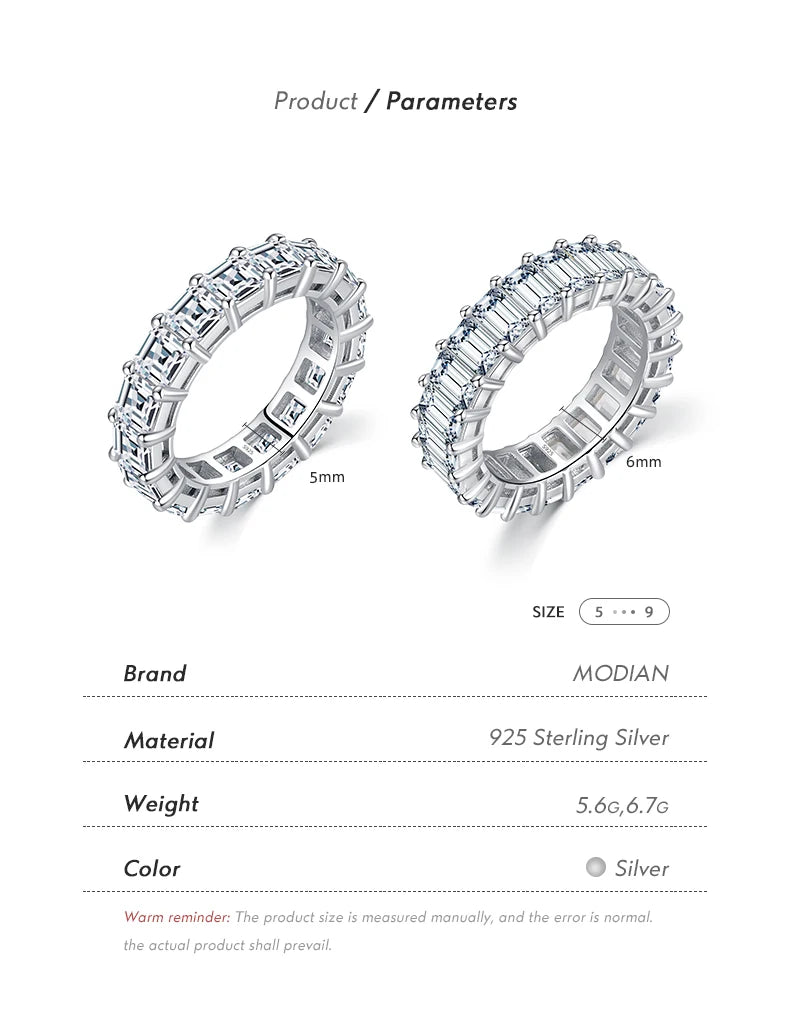 Emeralda Cut High Grade Zirconia Ring