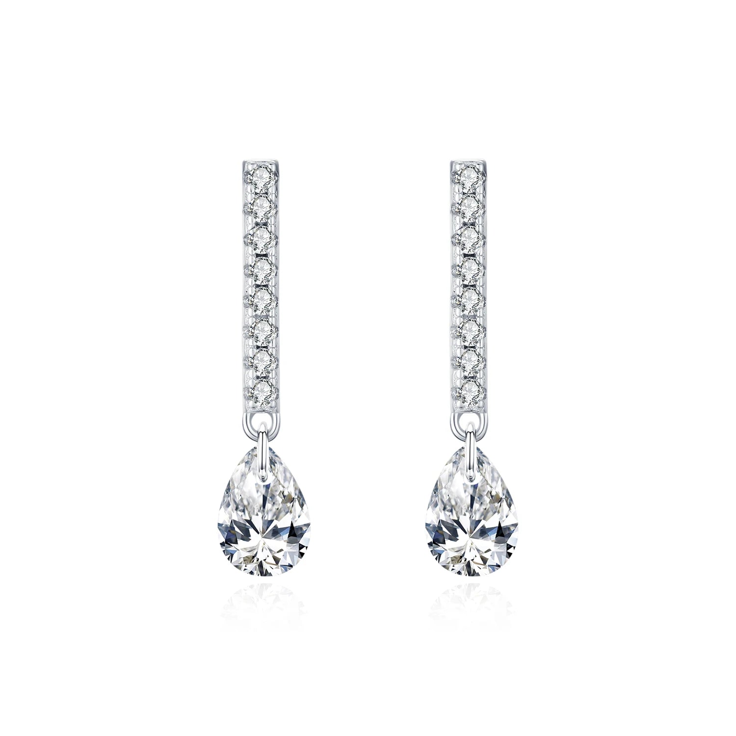 Stunning Water Drop Zircon Stud Earrings