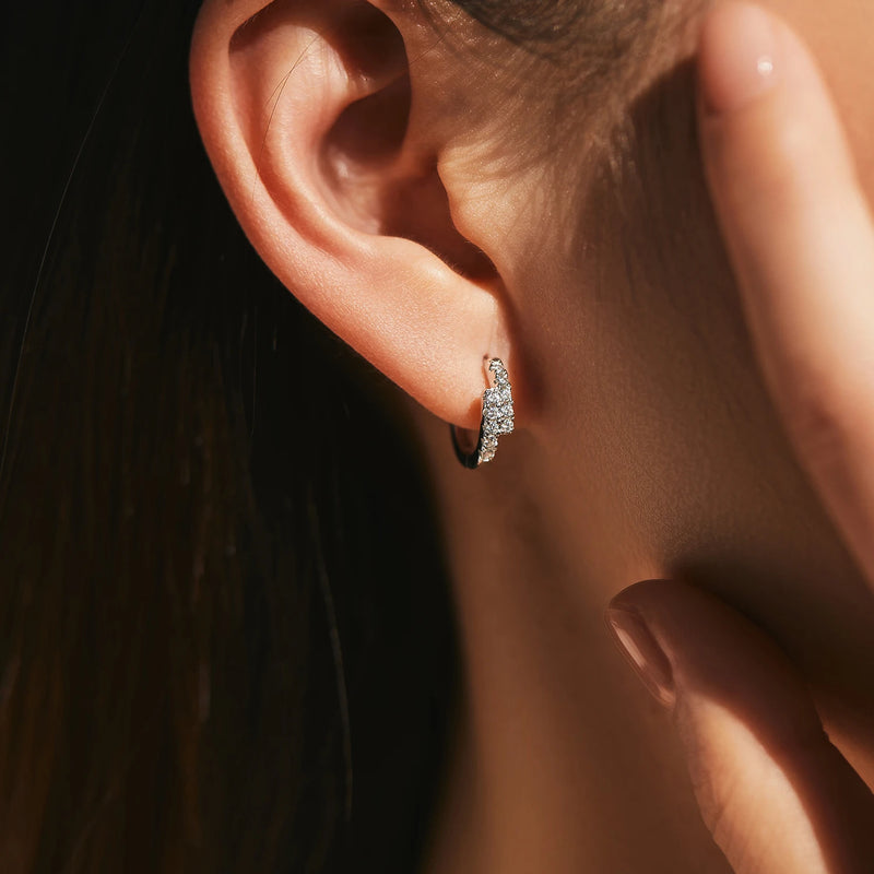 Moissanite Simple Earrings