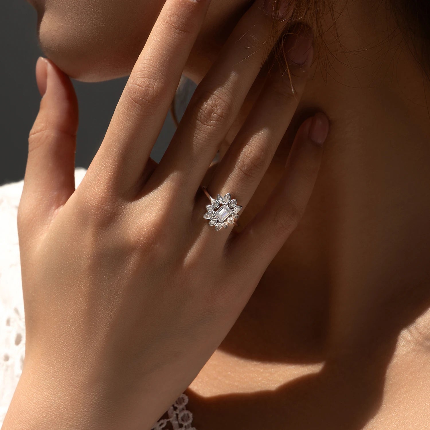 Flower Cocktail Rings