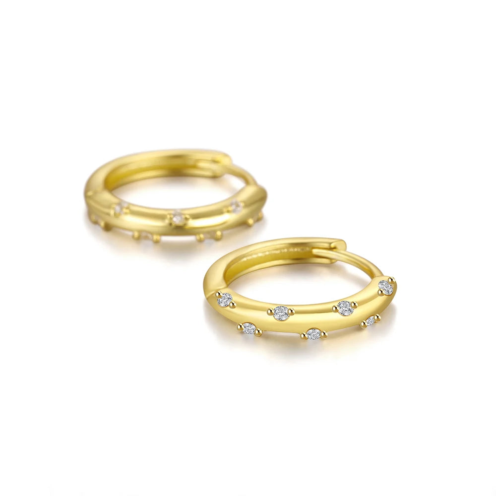 Glossy Hoop Earrings