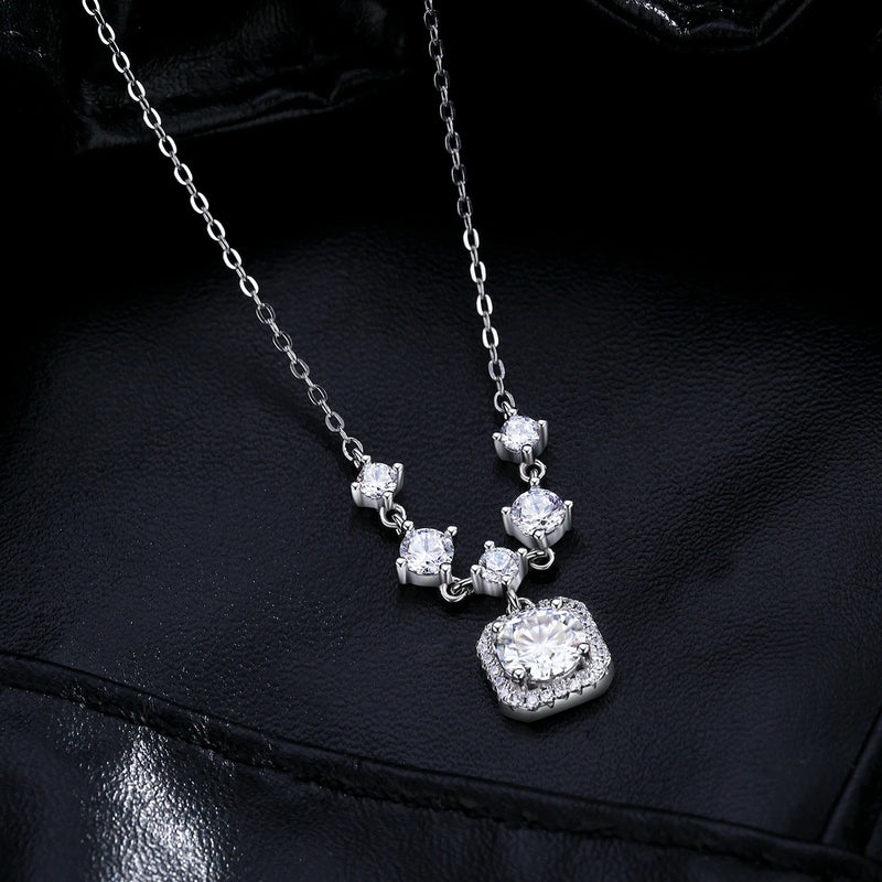 1CT D Color Moissanite Necklace