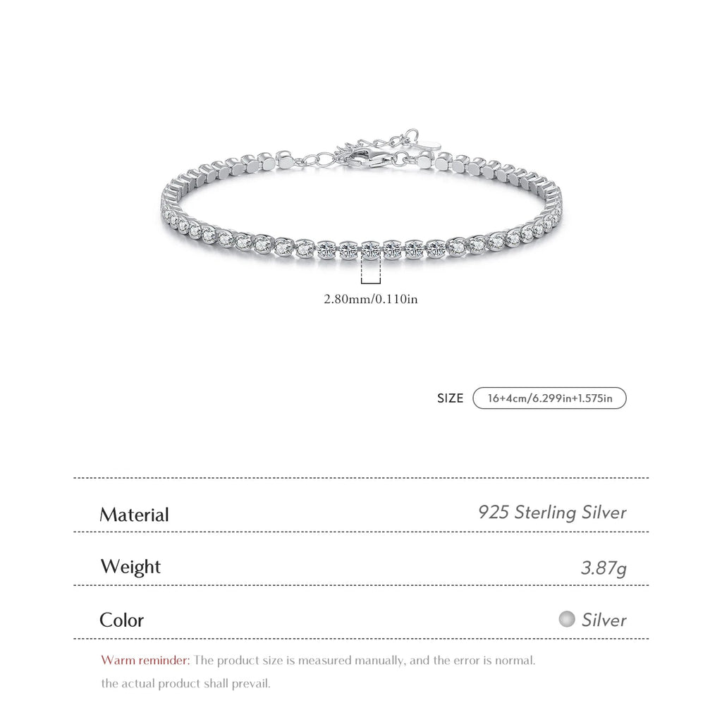 Tennis Bracelet with Zirconias