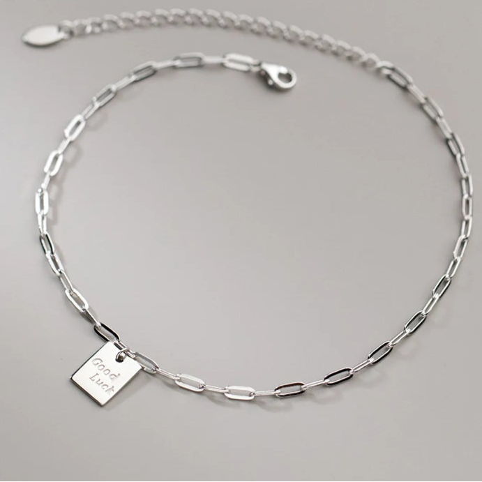Simple Lucky Chain Anklet