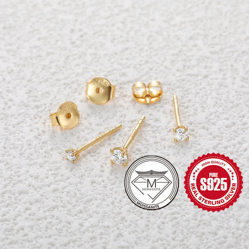 0.5-1.2 Carat D Color Moissanite Earrings