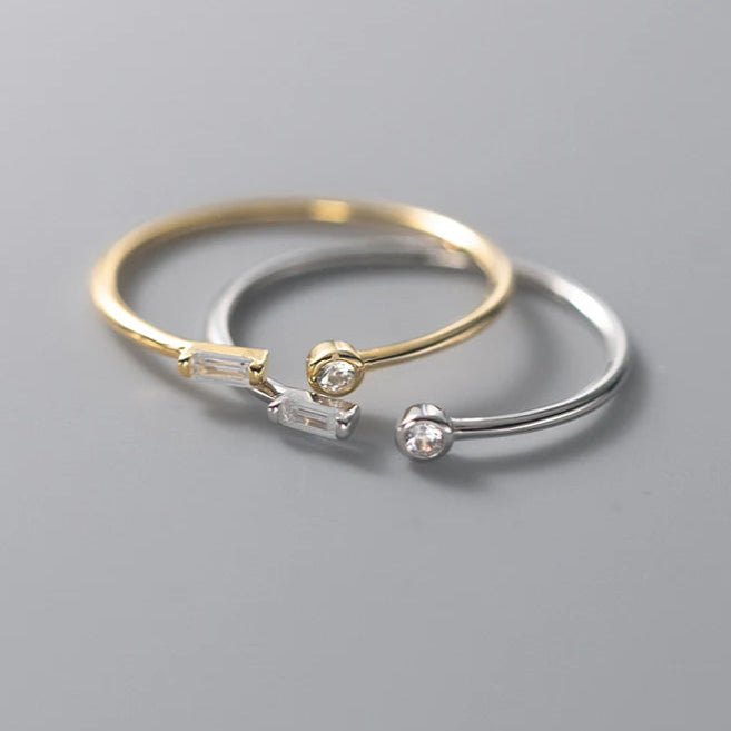 Silver Simple Thin Ring