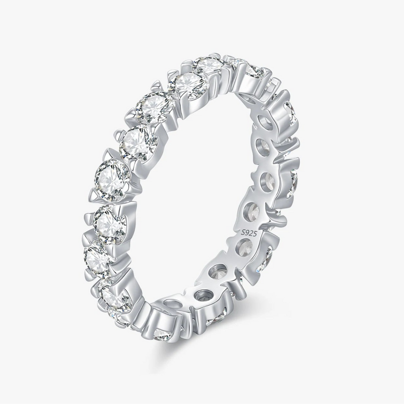 Cubic Zirconia Eternity Ring