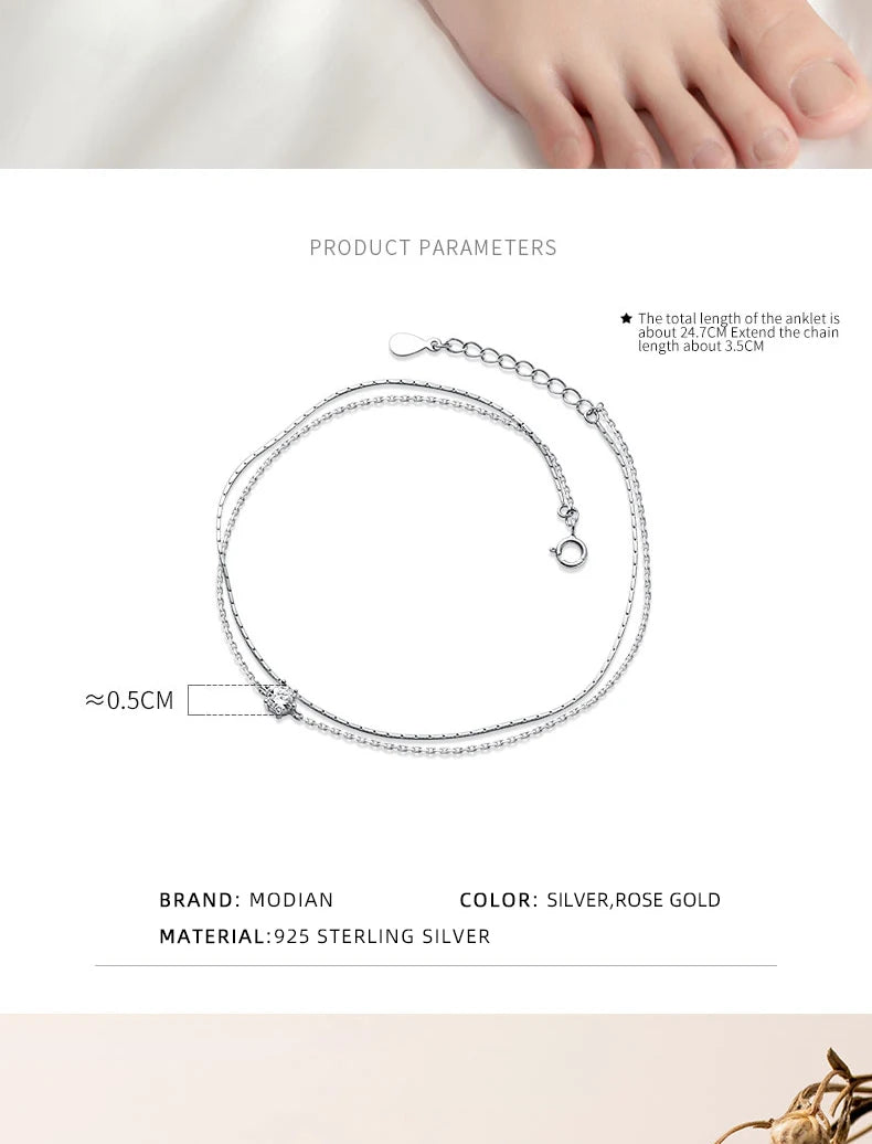 Double Layer Anklets