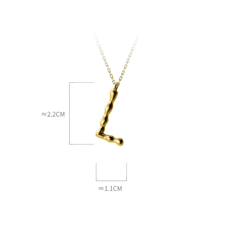 Simple 26 Letters Chain Necklace
