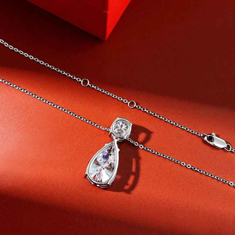 8CT Moissanite Diamond Pendant
