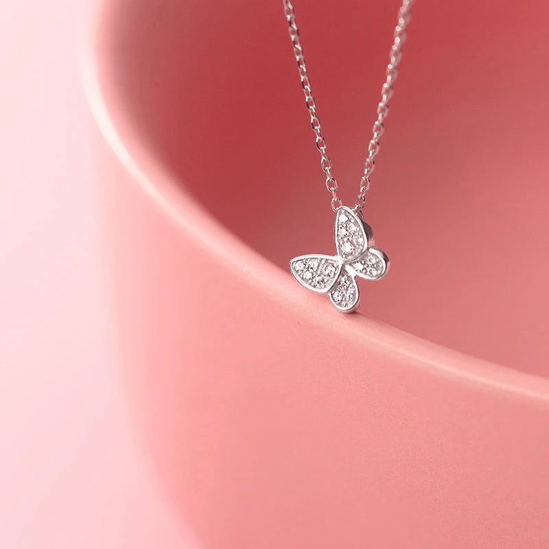 Dancing Butterfly Tiny Mini Pendant