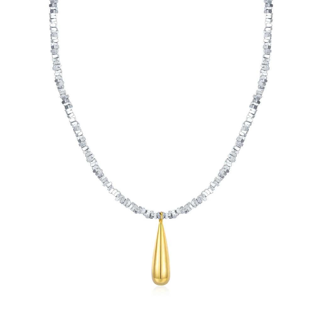 Pendentif goutte d'eau en or 
