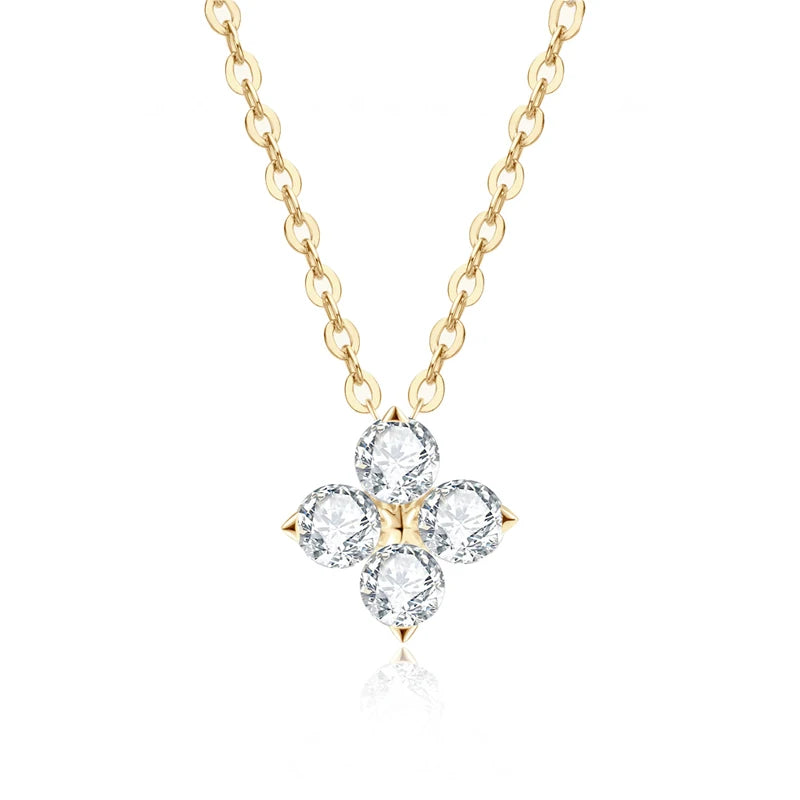 Silver 0.4CT Moissanite Pendant