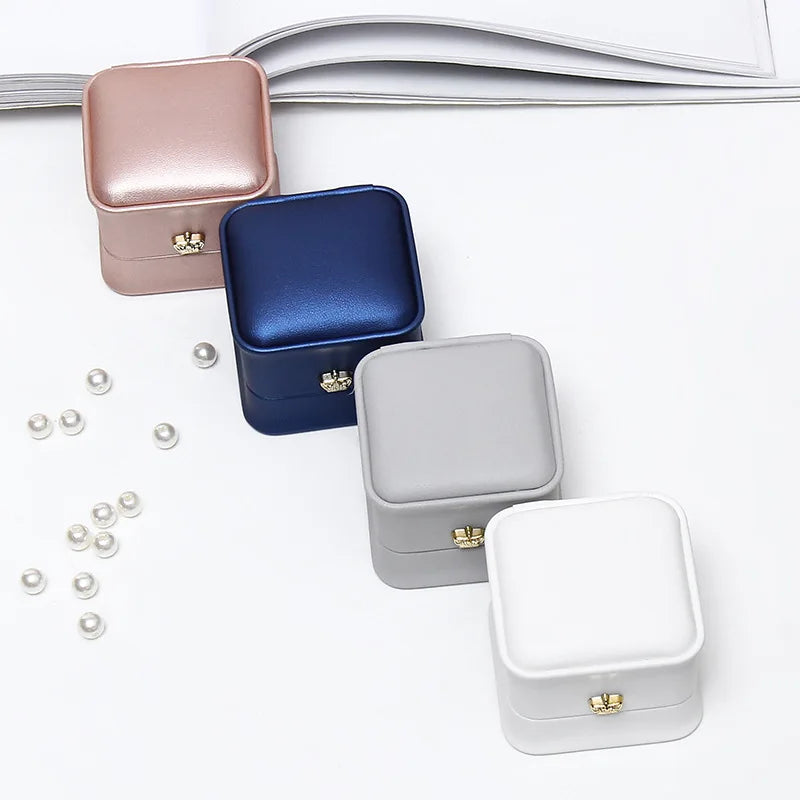 Ring jewelry box 5.8x5.8x4.5cm