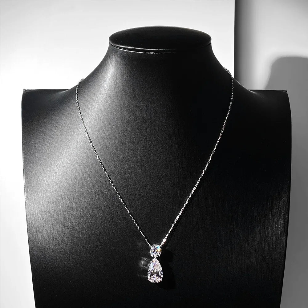 Pendentif diamant moissanite 8CT 