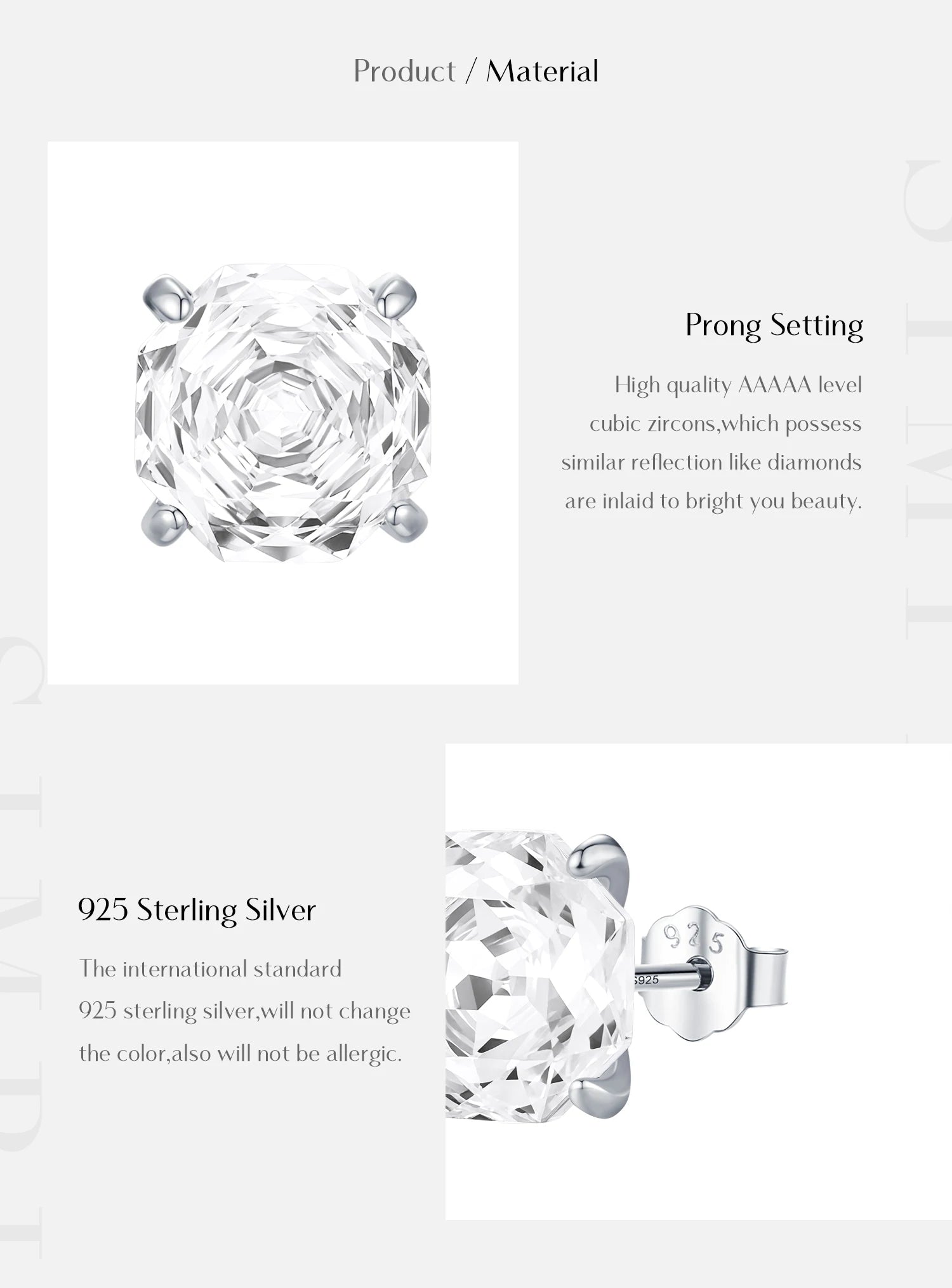 Polygon Multi-Color Rose Cut Cubic Zirconia