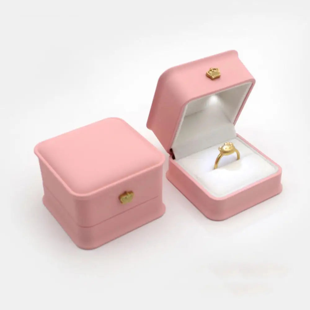 1 Pcs LED Jewelry Ring Box
