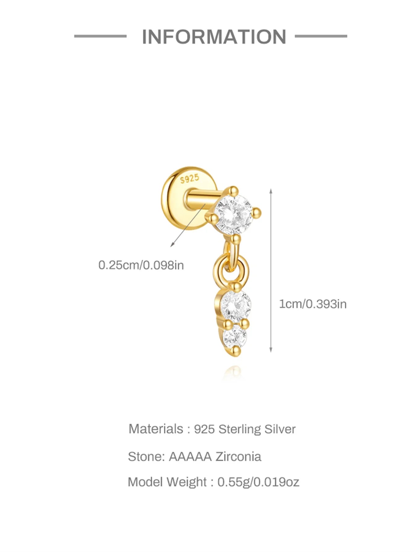 Gold Piercings