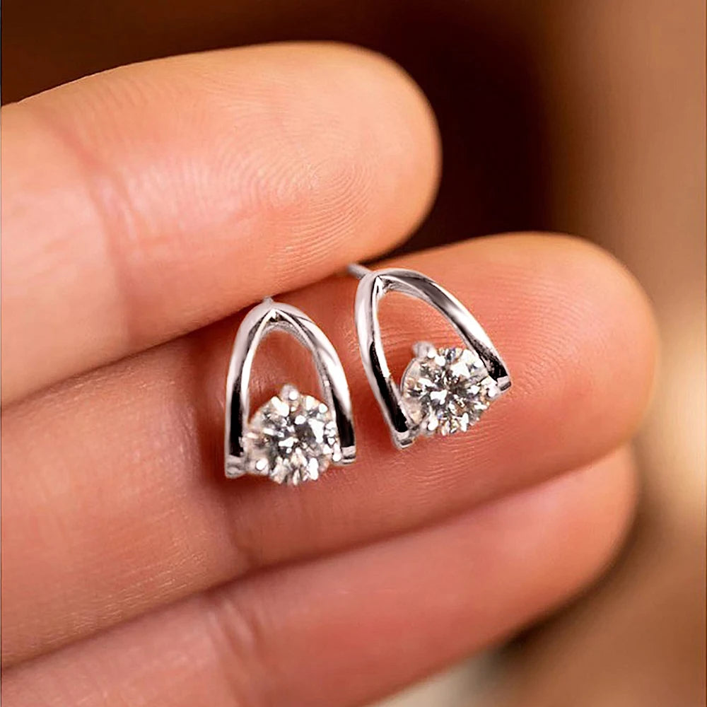 0.5/1 Carat Moissanite Earrings