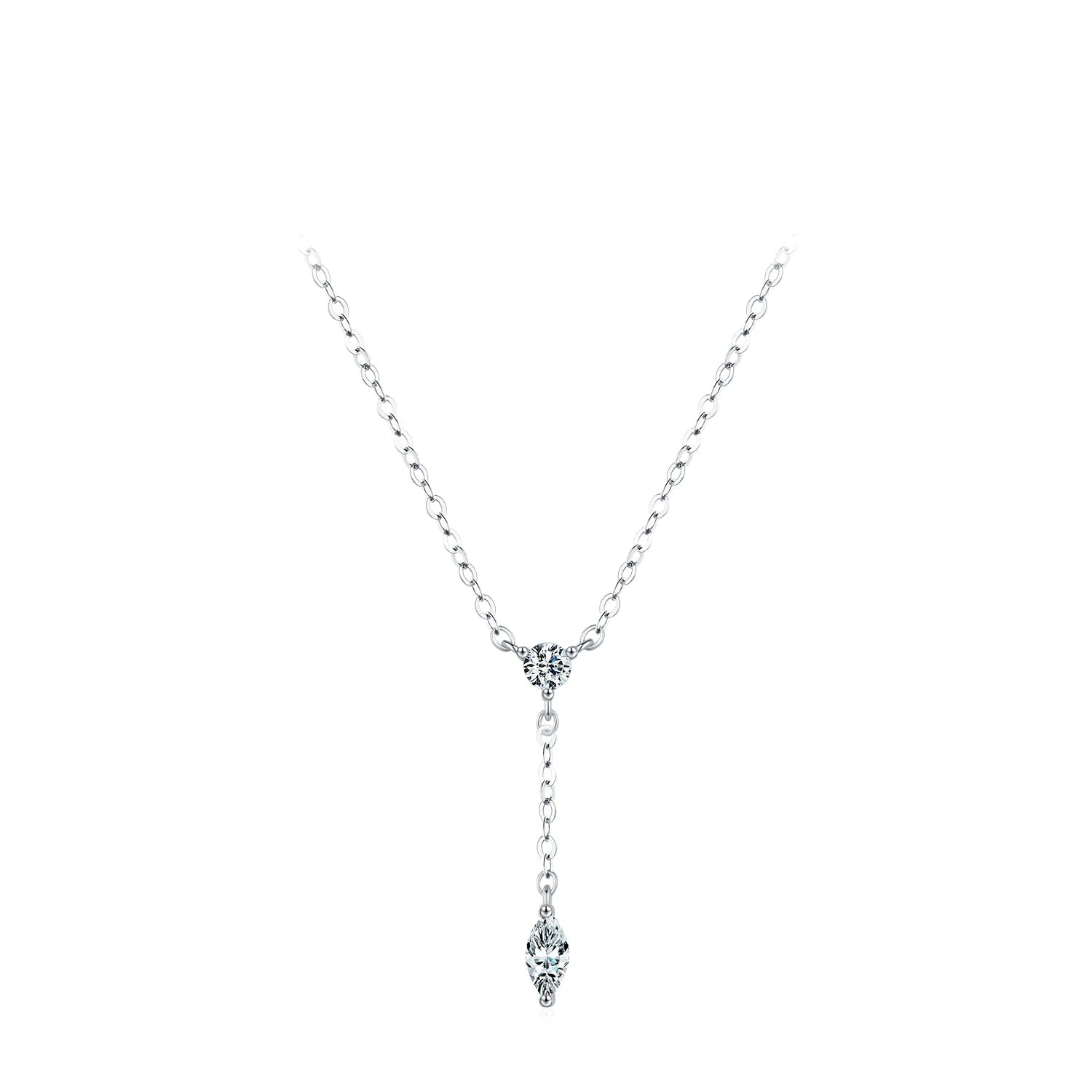 Pendentif rond et rhombique en forme de Y 