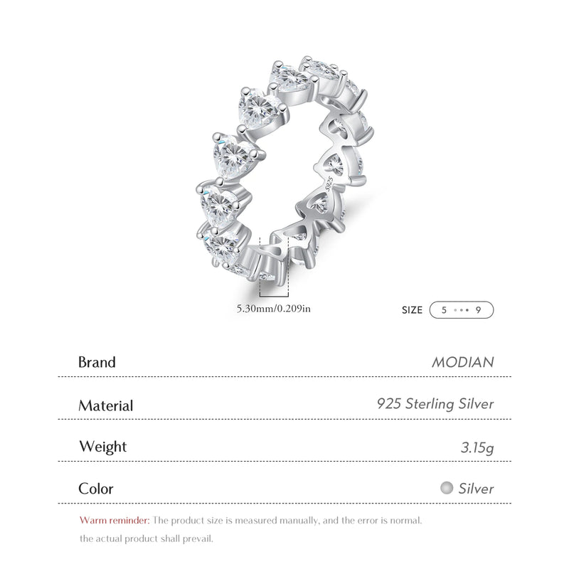 Romantic Heart Rings