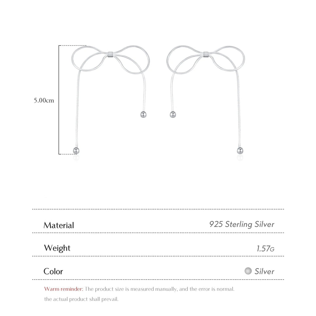 Bowknot Stud Earrings - Valentine's Day