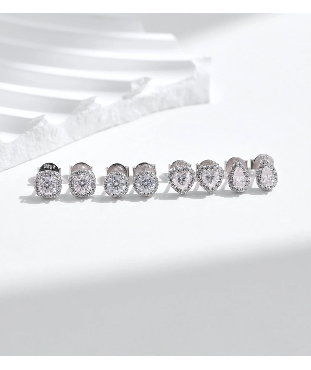 Moissanite Stud Earrings