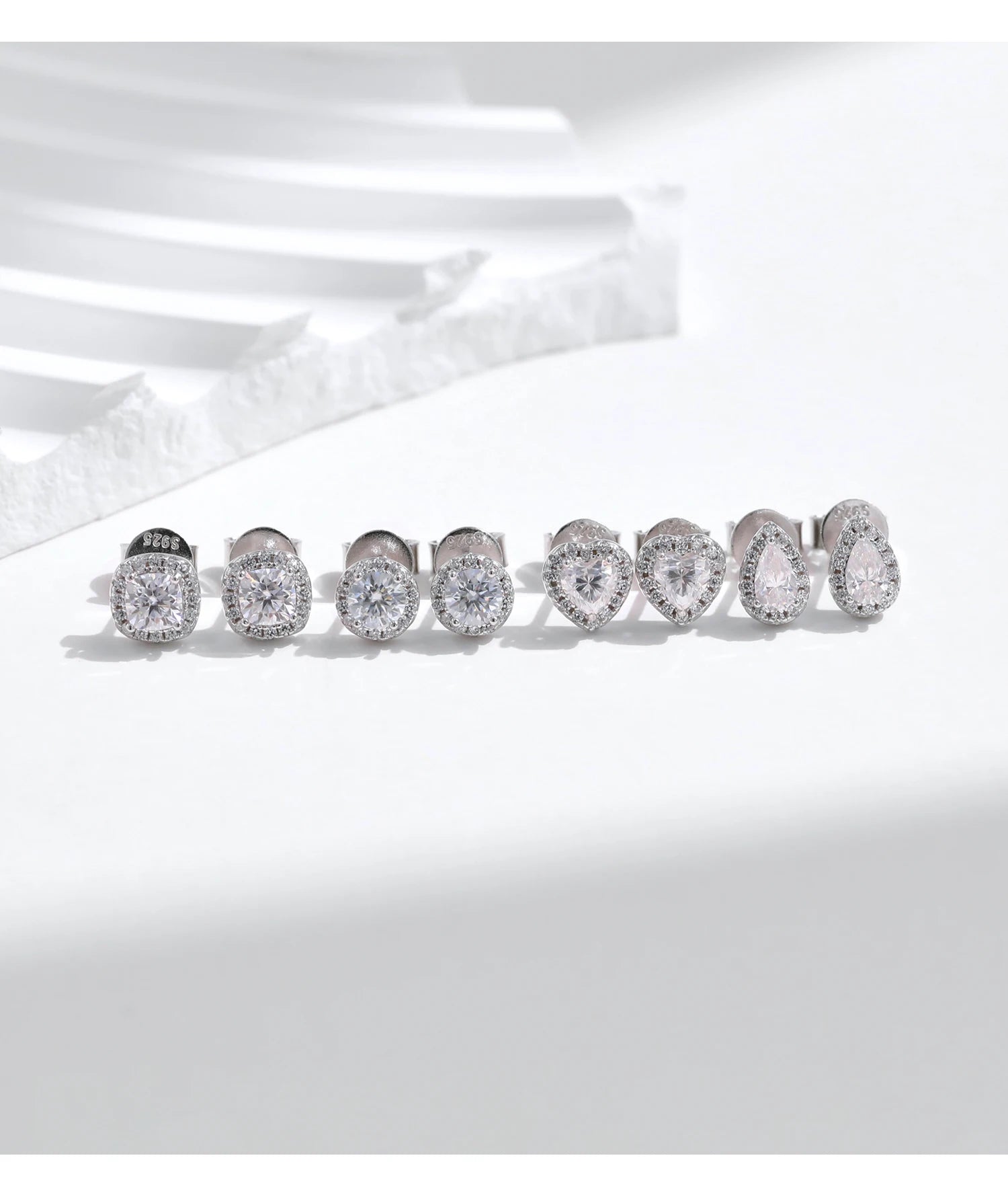 Moissanite Stud Earrings