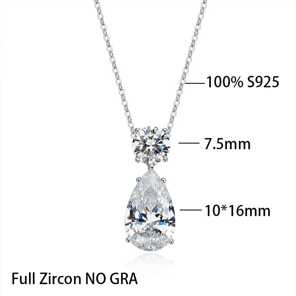 Pendentif diamant moissanite 8CT 