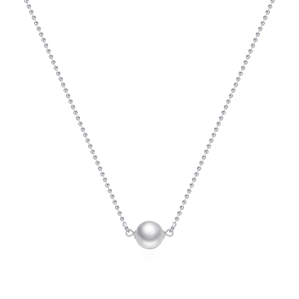 Collier élégant en perles de cristal 