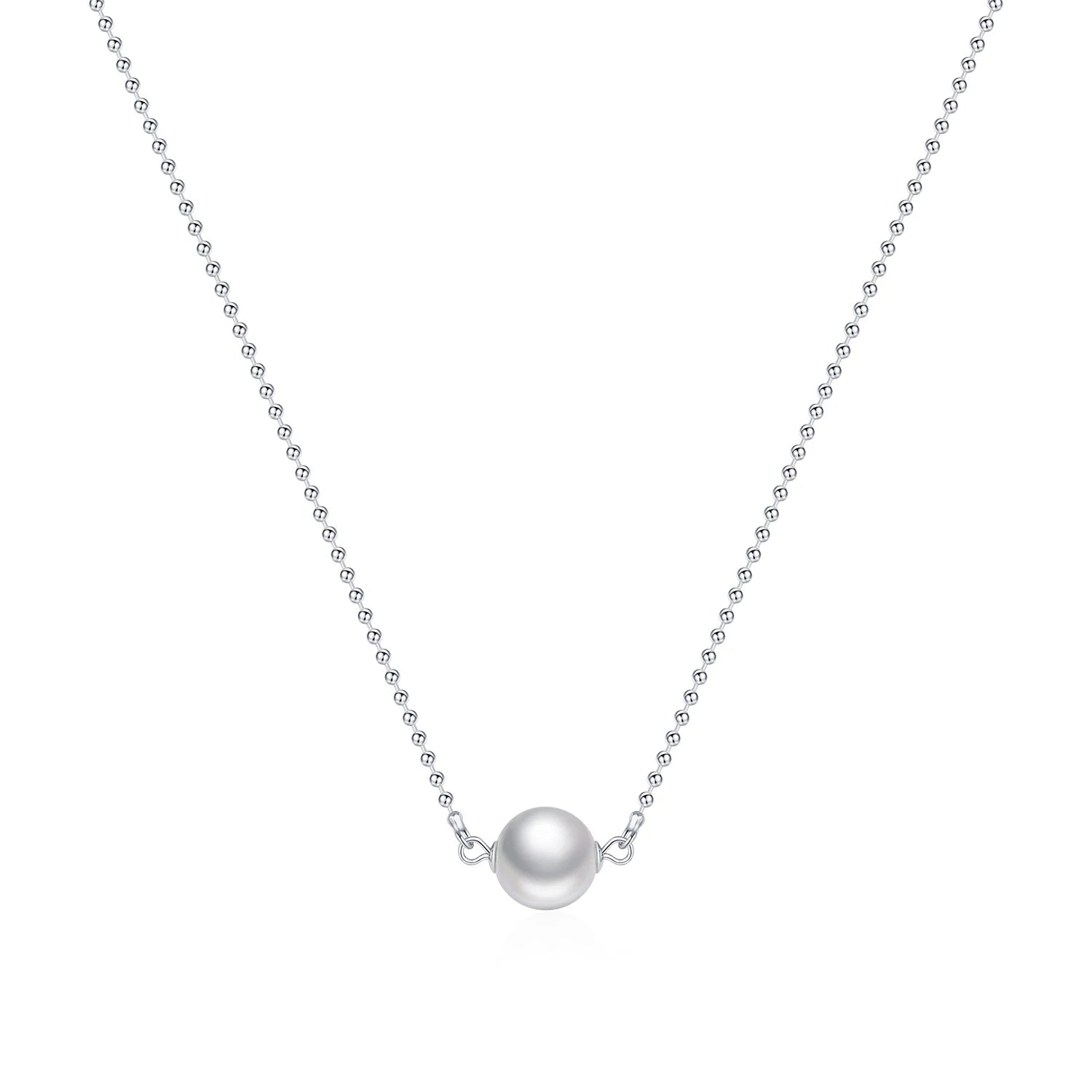 Collier élégant en perles de cristal 