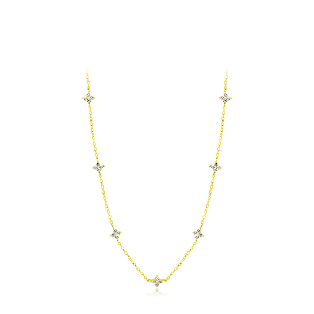 Exquisite Four Leaf Clover Necklace