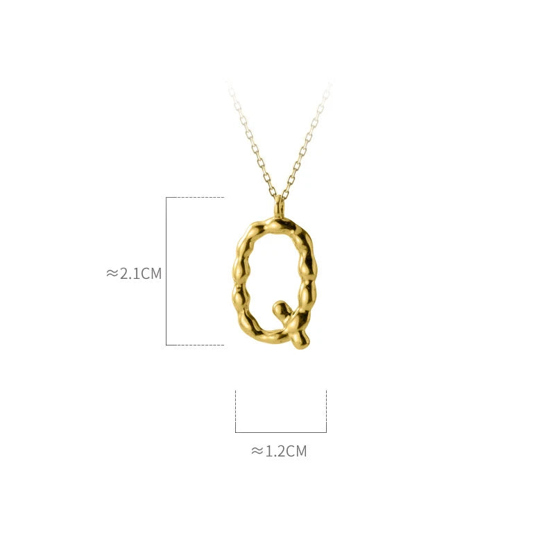 Simple 26 Letters Chain Necklace