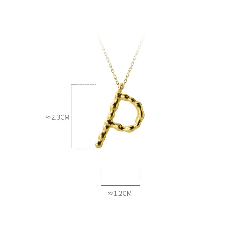 Simple 26 Letters Chain Necklace