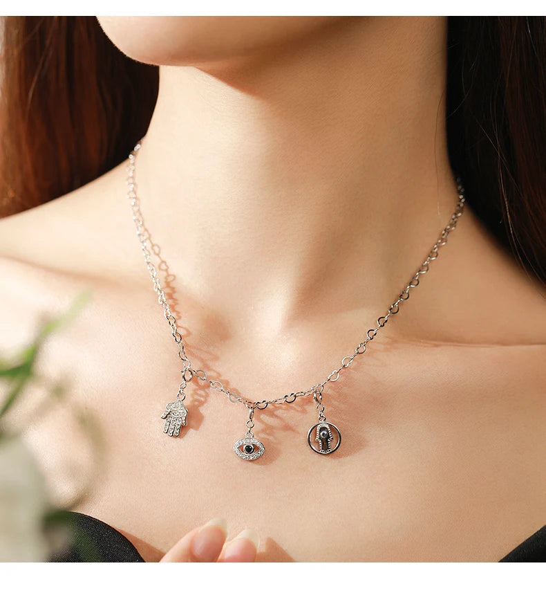Lucky Hand of Fatima Pendant