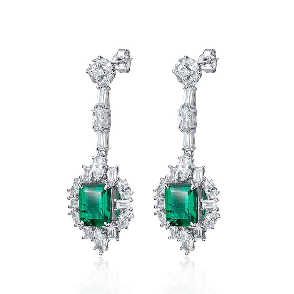 7 Carat Emerald Earring