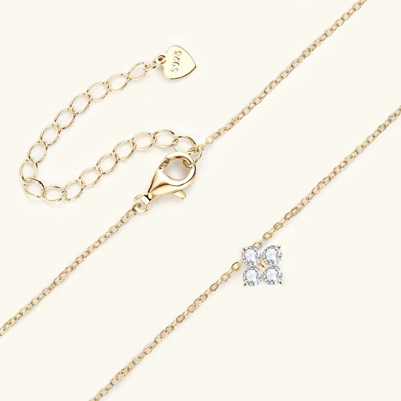 Silver 0.4CT Moissanite Pendant