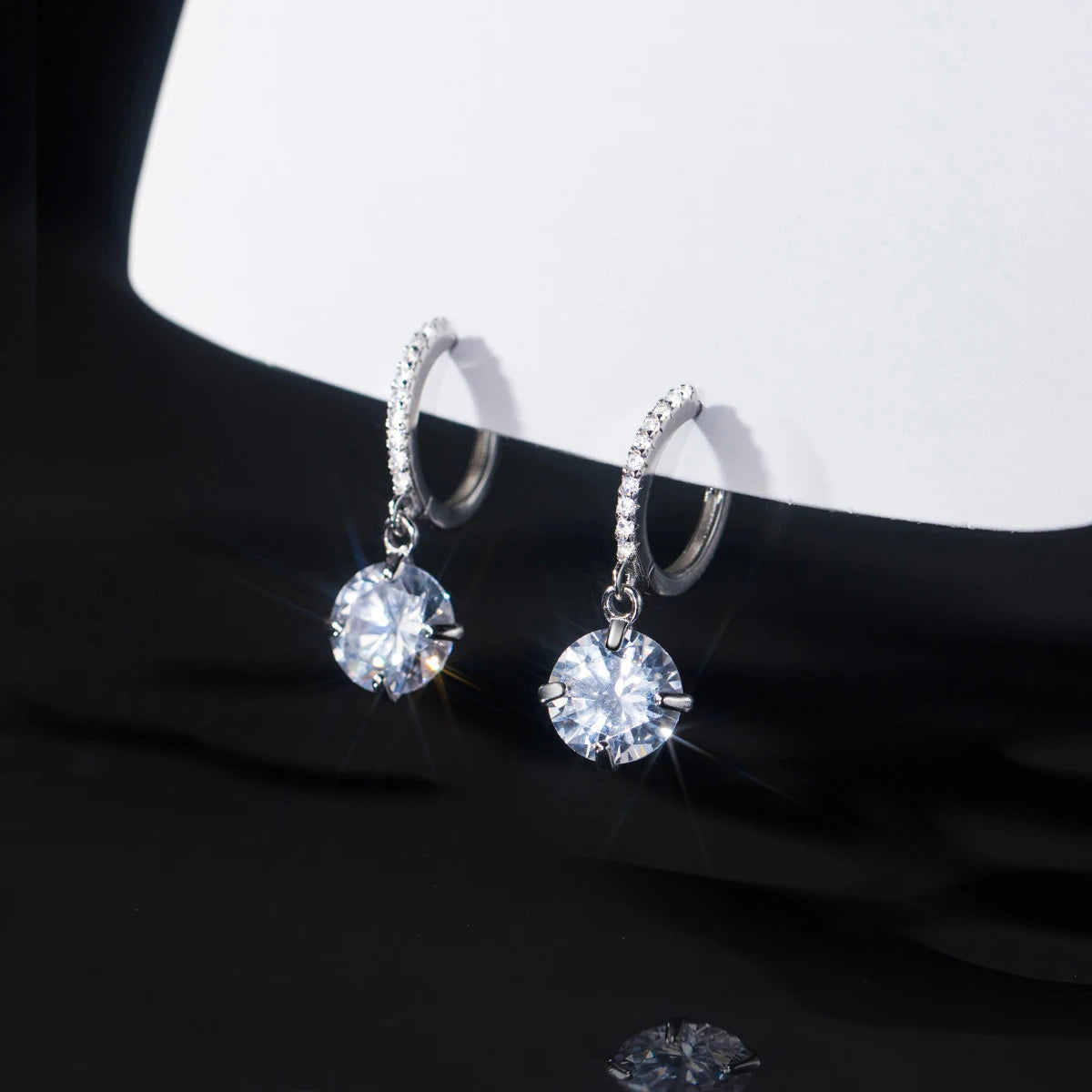 Pure Silver Hoop Earrings